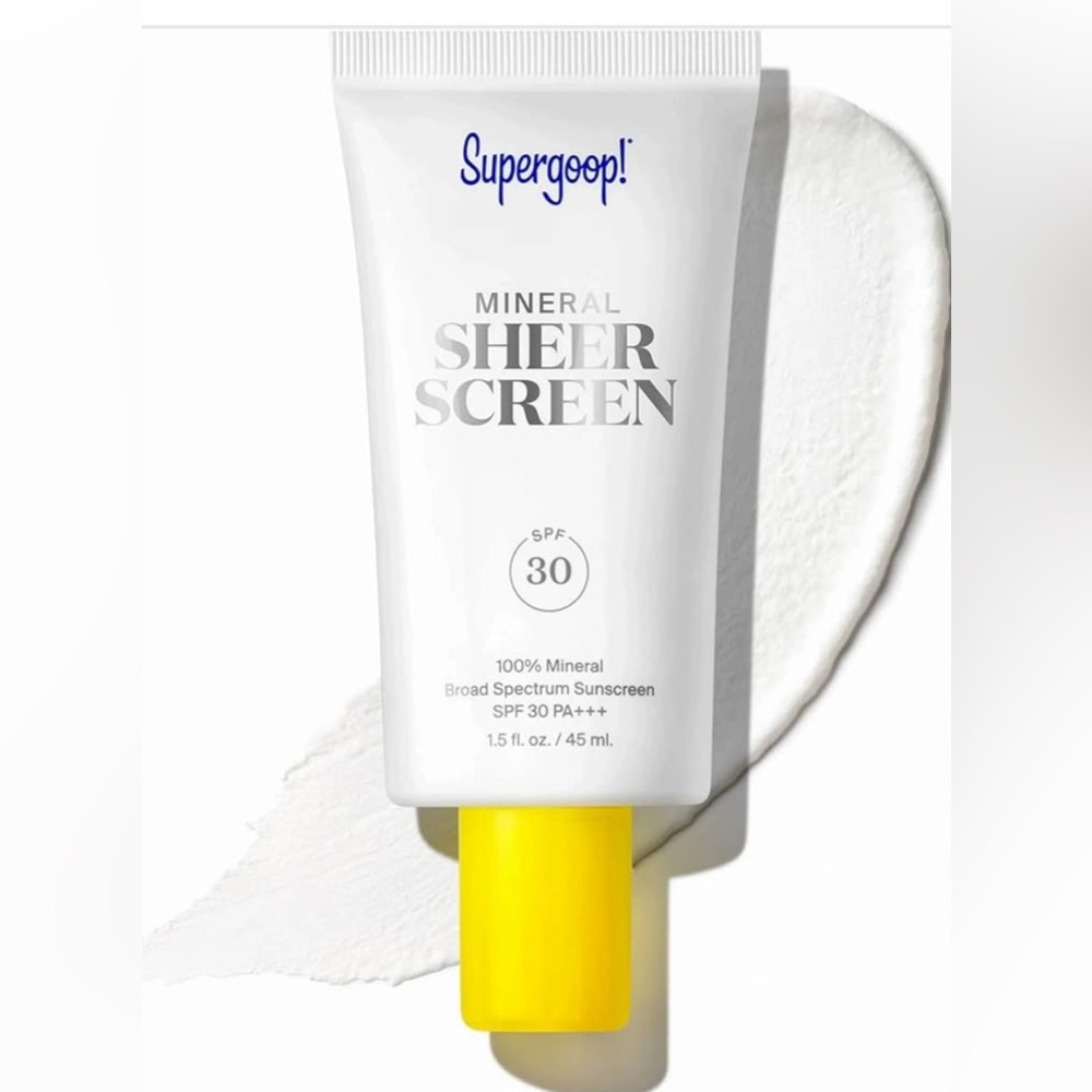 Supergoop! Mineral Sheer Screen SPF 30 - 45ml. ☀️